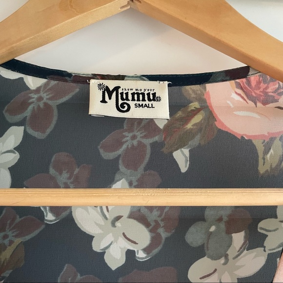 Floral lace up Show Me Your Mumu Top - Picture 4 of 6